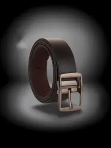 Azibo Men Textured Leather Belt