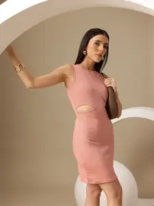 Chemistry Solid Bodycon Mini Dress