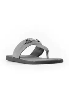 MONKSTORY T-Rad Men Grey Comfort Luxe Horsebit Sandals