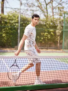 Crimsoune Club Men Printed Slim Fit Shorts