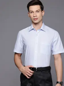 Louis Philippe Classic Fit Striped Pure Cotton Formal Shirt