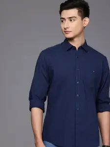 Louis Philippe Jeans Slim Fit Pure Cotton Casual Shirt