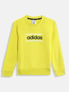 ADIDAS Girls LIN GRFLC Printed Sweatshirt