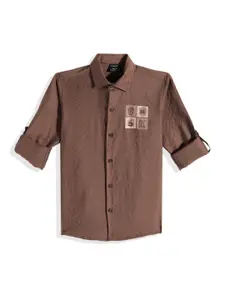 CHARCHIT Boys Solid Casual Shirt With T-Shirt