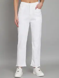 Chemistry Women Jean Straight Fit High-Rise Light Fade Stretchable Jeans