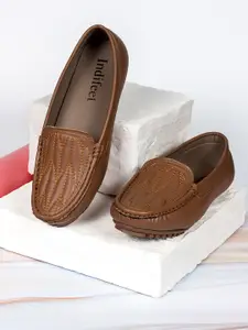 Indifeet Women Woven Design PU Loafers