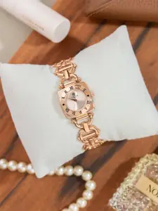 Carlton London Women Dial & Stainless Steel Bracelet Style Straps Analogue Watch CLGCW-001