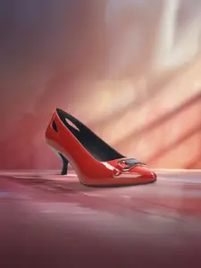 BAGATT Women Leather Kitten Pumps