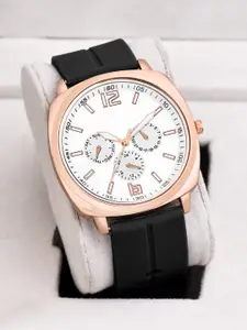 Shocknshop Men Brass Dial & Straps Analogue Watch MT56