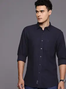 Allen Solly Pure Cotton Custom Slim Fit Casual Shirt
