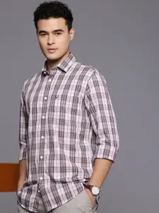 Allen Solly Pure Cotton Classic Fit Checked Casual Shirt