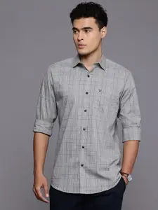 Allen Solly Classic Fit Grid Tattersall Checked Casual Shirt
