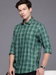 Allen Solly Classic Checked Pure Cotton Casual Shirt
