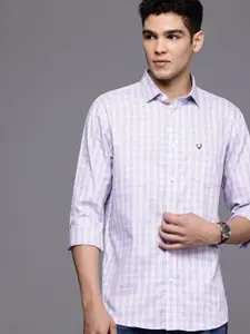 Allen Solly Sport Fit Micro Checks Pure Cotton Casual Shirt