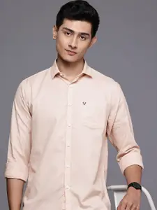 Allen Solly Sport Fit Textured Pure Cotton Casual Shirt
