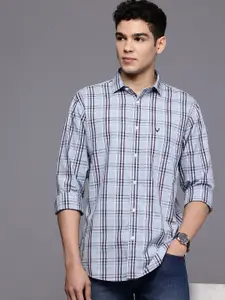 Allen Solly Pure Cotton Classic Fit Tartan Checks Casual Shirt