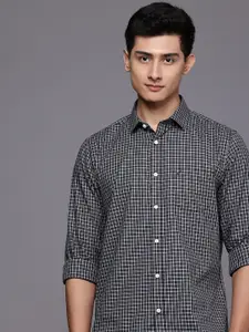 Allen Solly Pure Cotton Classic Fit Checked Casual Shirt