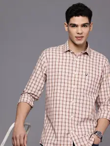 Allen Solly Pure Cotton Classic Fit Checked Casual Shirt