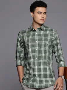Allen Solly Pure Cotton Classic Fit Tartan Checks Casual Shirt