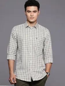 Allen Solly Pure Cotton Classic Fit Checked Casual Shirt
