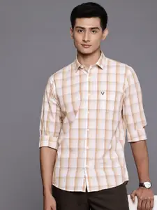 Allen Solly Pure Cotton Classic Fit Checked Casual Shirt