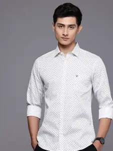 Allen Solly Sport Fit Printed Pure Cotton Casual Shirt
