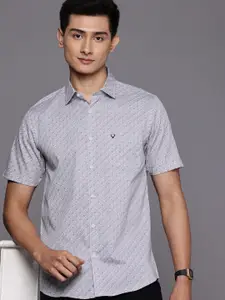 Allen Solly Sport Fit Micro Ditsy Printed Pure Cotton Casual Shirt