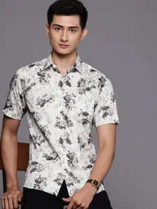 Allen Solly Sport Fit Floral Printed Pure Cotton Casual Shirt