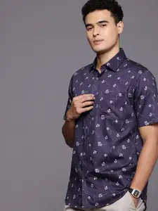 Allen Solly Sport Fit Floral Printed Pure Cotton Casual Shirt