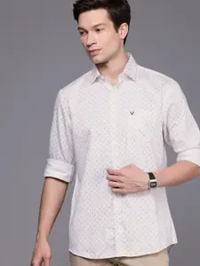 Allen Solly Pure Cotton Classic Fit Ethnic Motifs Printed Casual Shirt