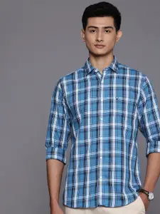 Allen Solly Sport Fit Tartan Checked Pure Cotton Casual Shirt