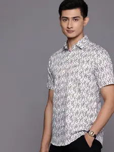 Allen Solly Sport Fit Floral Printed Pure Cotton Casual Shirt