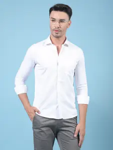 Crimsoune Club Spread Collar Classic Slim Fit Casual Shirt