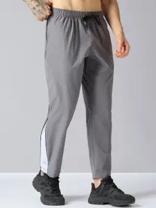 AESTHETIC NATION Men Relaxed-Fit Mid-Rise Track Pants