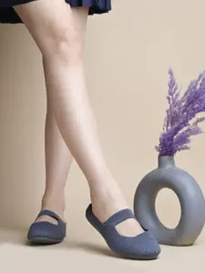 Shoetopia Women Solid Regular Round Toe Mules Flats