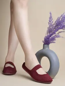 Shoetopia Women Round Toe Mules Flats