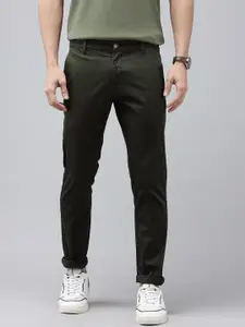 U.S. Polo Assn. Men Textured Austin Trim Fit Trousers