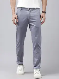 U.S. Polo Assn. Men Micro Or Ditsy Printed Denver Slim Fit Chinos Trousers