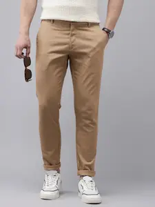 U.S. Polo Assn. Men Textured Trim Fit Trousers