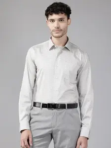 Blackberrys Cotton Printed Slim Fit Formal Shirt