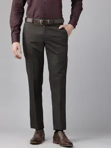 Blackberrys Men Low-Rise Slim Fit Formal Trousers