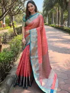 SGF11 Floral Pure Silk Kanjeevaram Saree