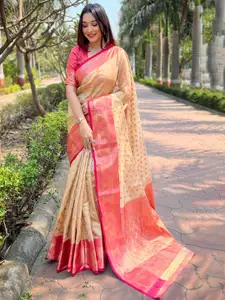 SGF11  Ethnic Motifs Zari Pure Silk Kanjeevaram Saree