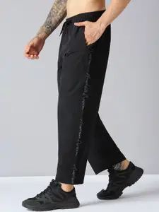 AESTHETIC NATION Men Straight-Fit Mid-Rise Track Pant