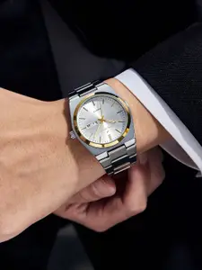 Daniel Hechter Paris Montmartre Collection Square Dial Watch for Men with Silicone Strap