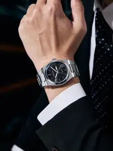 Daniel Hechter Paris Montmartre Collection Square Dial Watch for Men with Silicone Strap