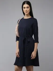 Van Heusen Woman Solid A-Line Dress