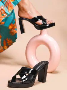 JM Looks  Women Comfortable Sole Attractive Design Open toe Platform Block Sandal