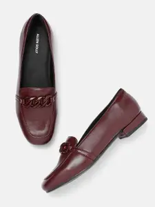 Allen Solly Women Chain Embellished Loafers