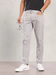 Nautica Men Cotton Flex Smart Slim Fit Trousers